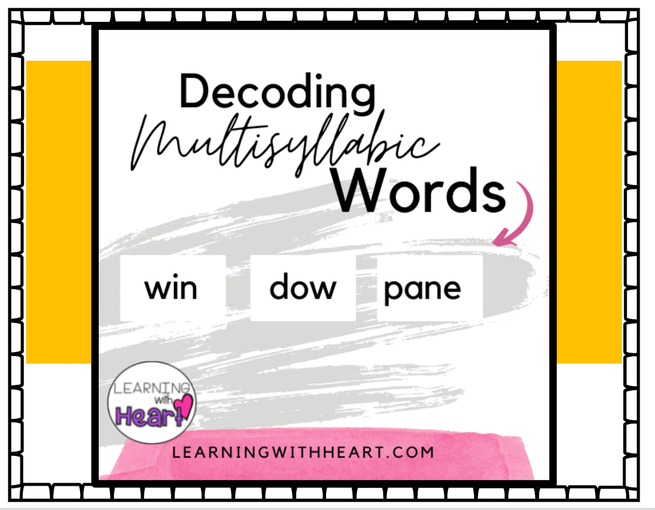 multi-syllable words