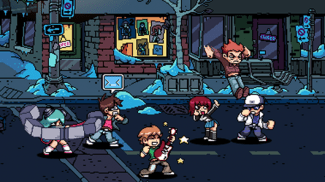 Game On See The Sprawling Cast Of Scott Pilgrim Vs The World 10 Years Later E Online Scott Pilgrim Vs The World Scott Pilgrim Vs The World Meet Dan average teenager by day ultra robot butt-kicker by night.