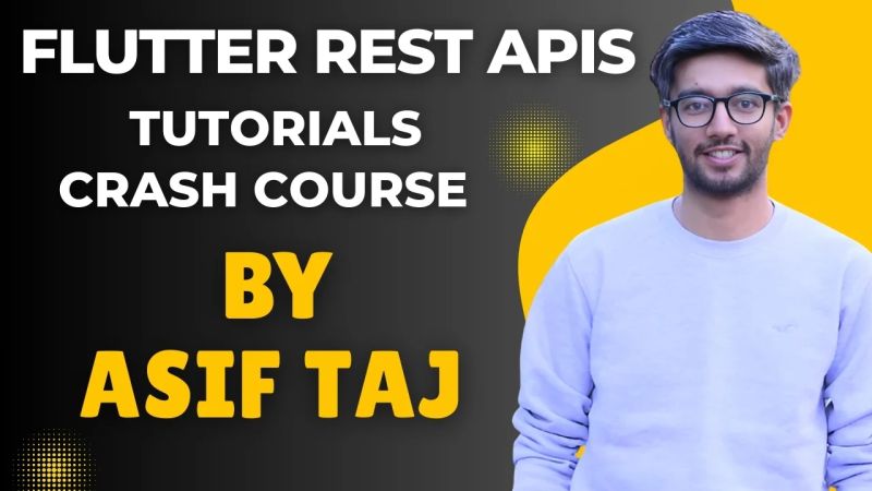 Flutter Rest Apis Tutorials Crash Course Learnonline - Ultra HD Abstract Illustrations for Desktop