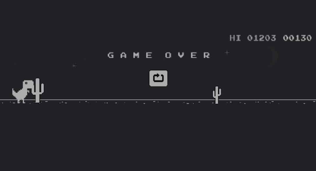 Built Chrome Dinosaur Javascript Game In 15 Minutes The next code checks whether dinosaur has been airborne long enough so that the dinosaur can come down.