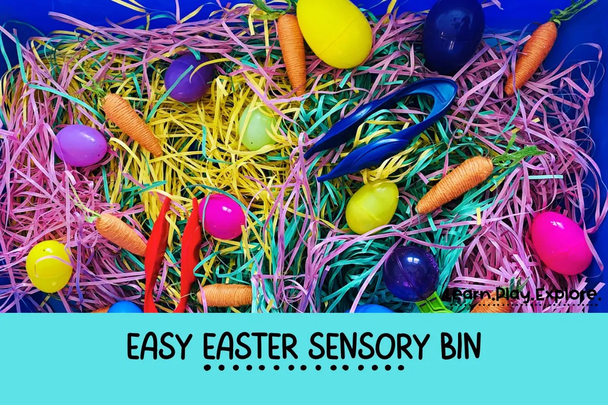 Easy Easter Sensory Bin For Your Toddler And Preschooler