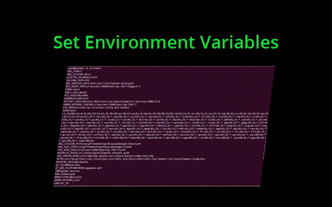 Shell Environment & Environment Variables - Learn Scripting