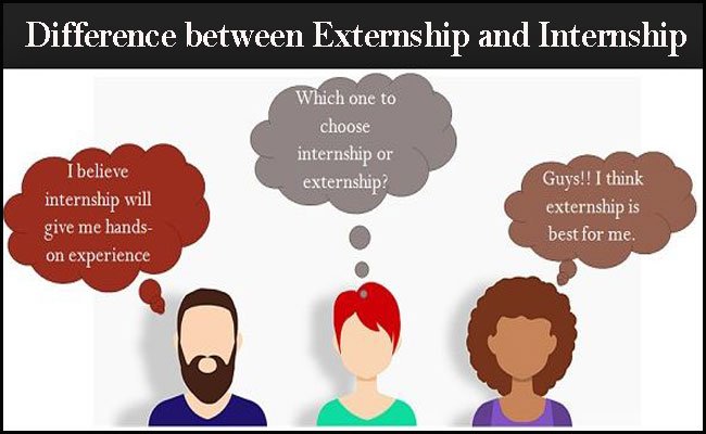 Externship VS Internship