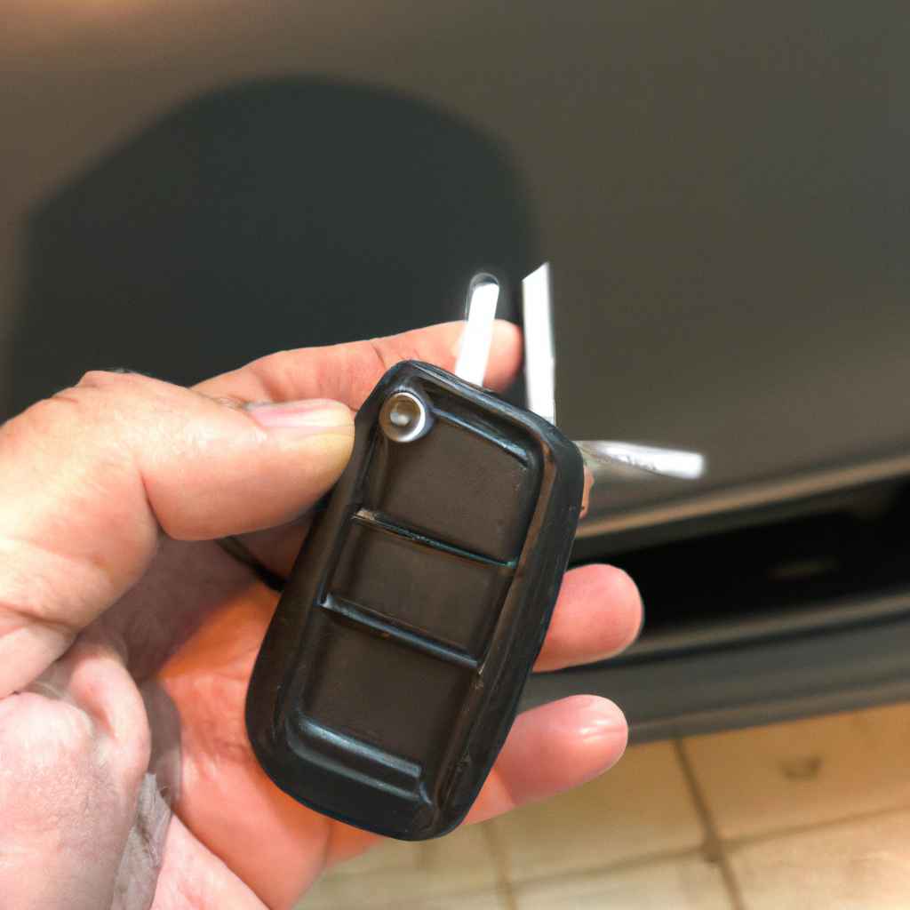 how to open cadillac key fob
