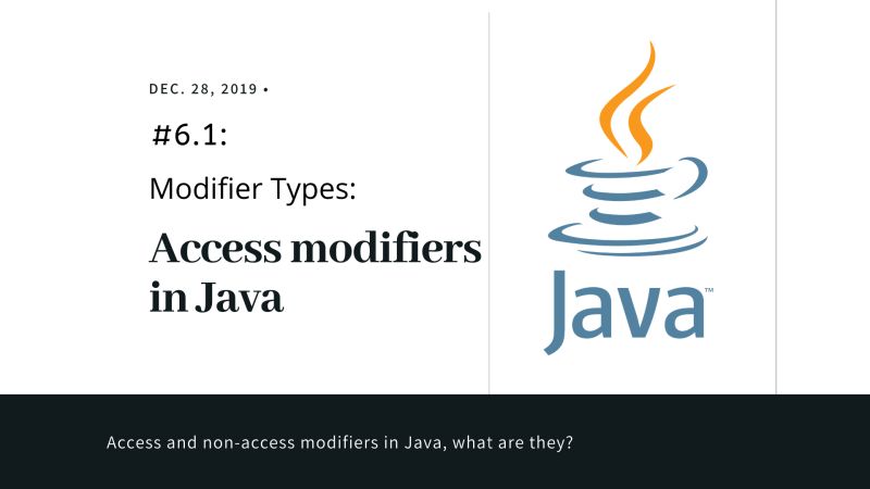 Learn Java From Scratch Access Modifiers In Java Learn To Code Together - Gradient Pattern Collection - 4K Quality