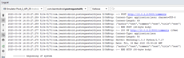 How to Send JSON Data in a POST Request in Android – Learn to Droid
