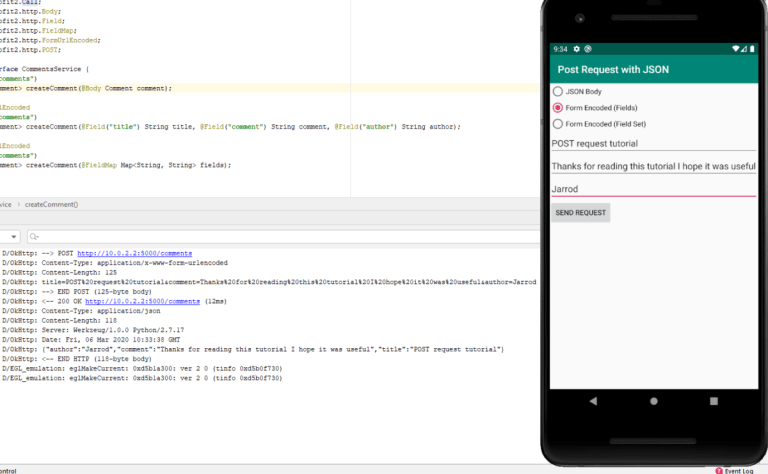 How to Send JSON Data in a POST Request in Android – Learn to Droid