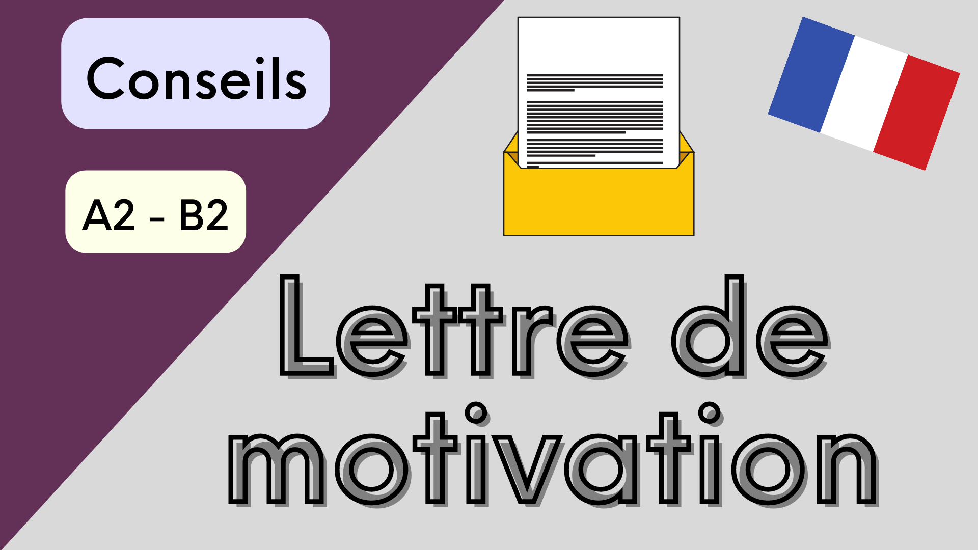 Write A Cover Letter In French A2B2 Master Your French
