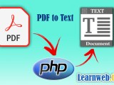 Extracting Text From Pdf Using Php Tutorials Learnweb Top
