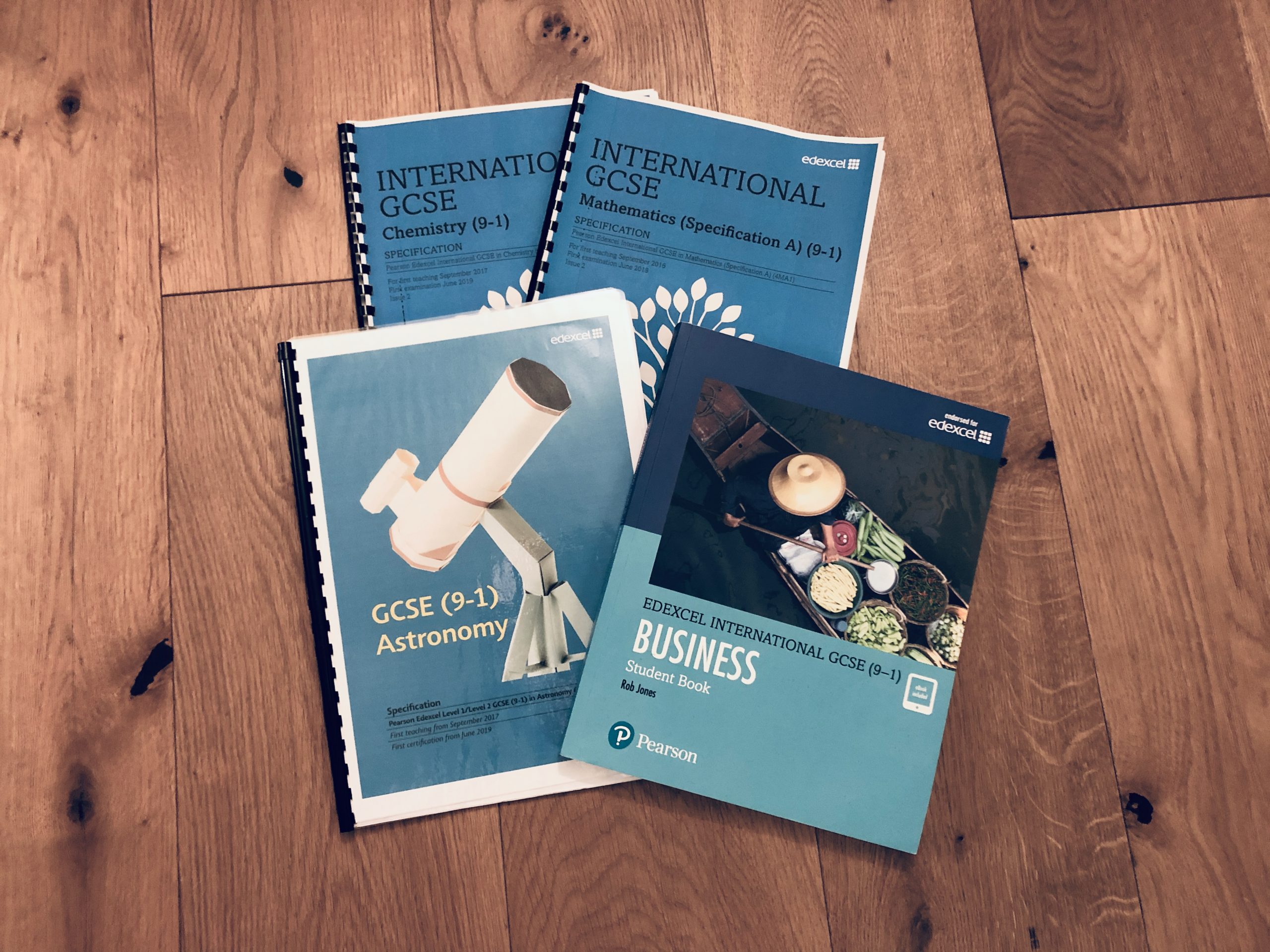 IGCSE and GCSE specifications and text books