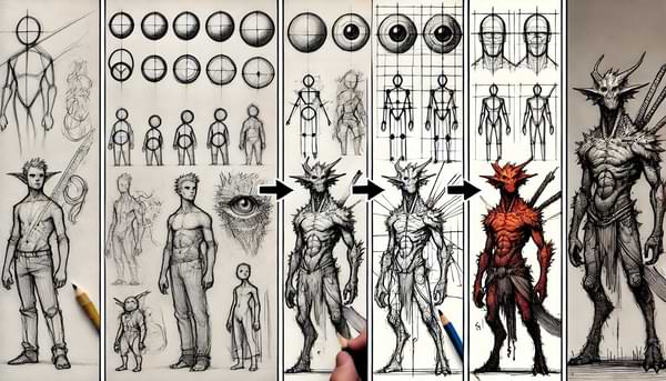 Drawing from imagination