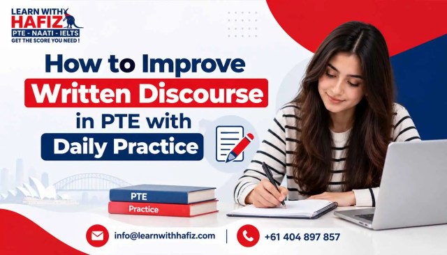 How To Improve Written Discourse In Pte With Daily Practice