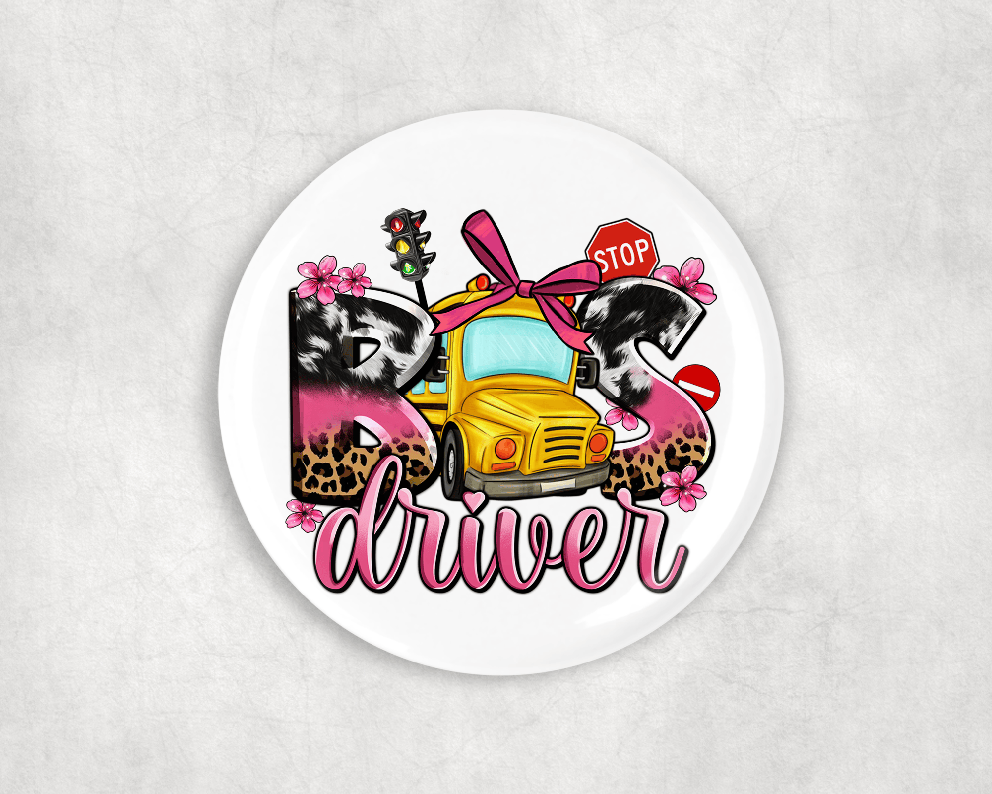 Bus Driver Button Mockup