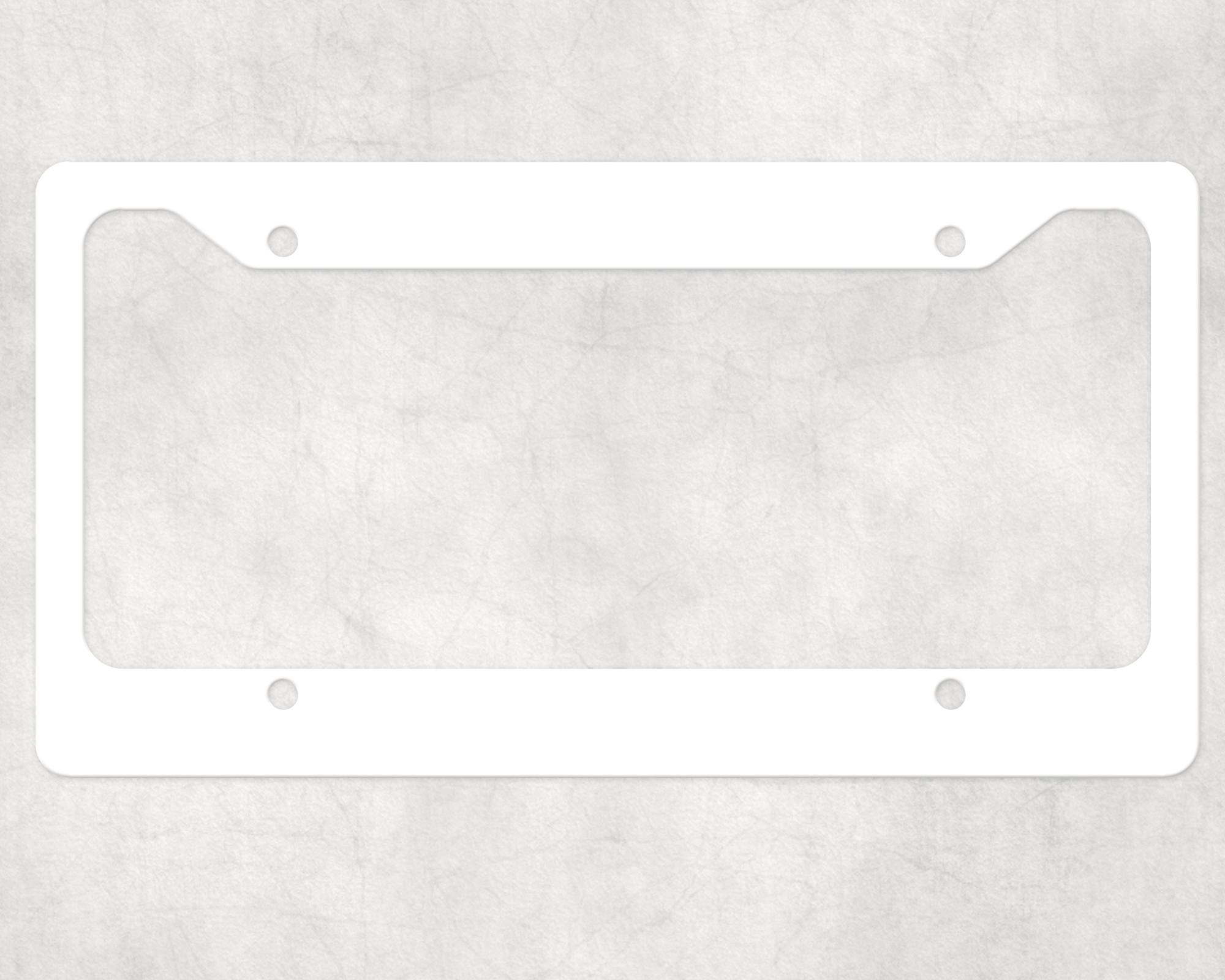 Custom Printed License Plate Frame