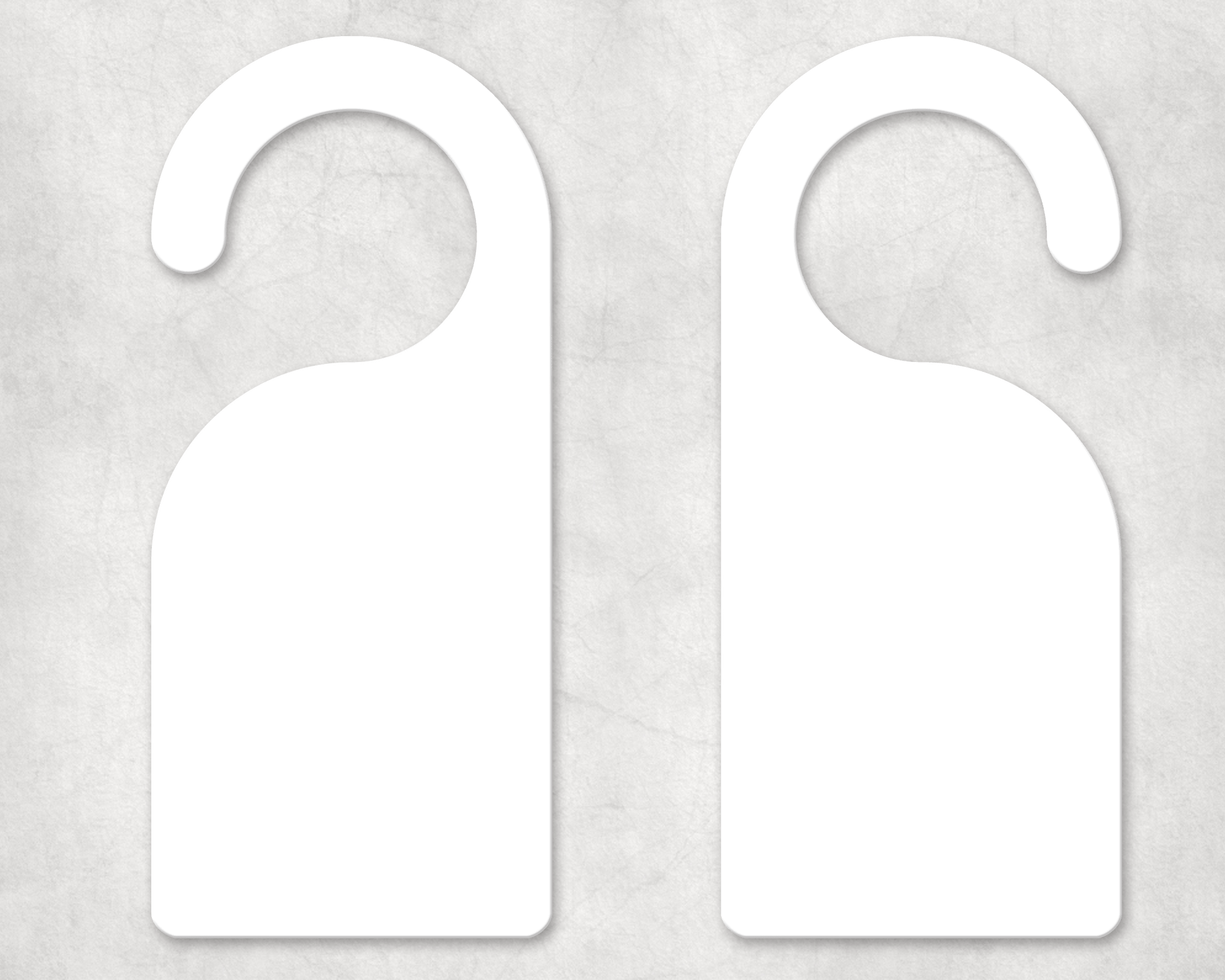 Custom Printed Door Hanger
