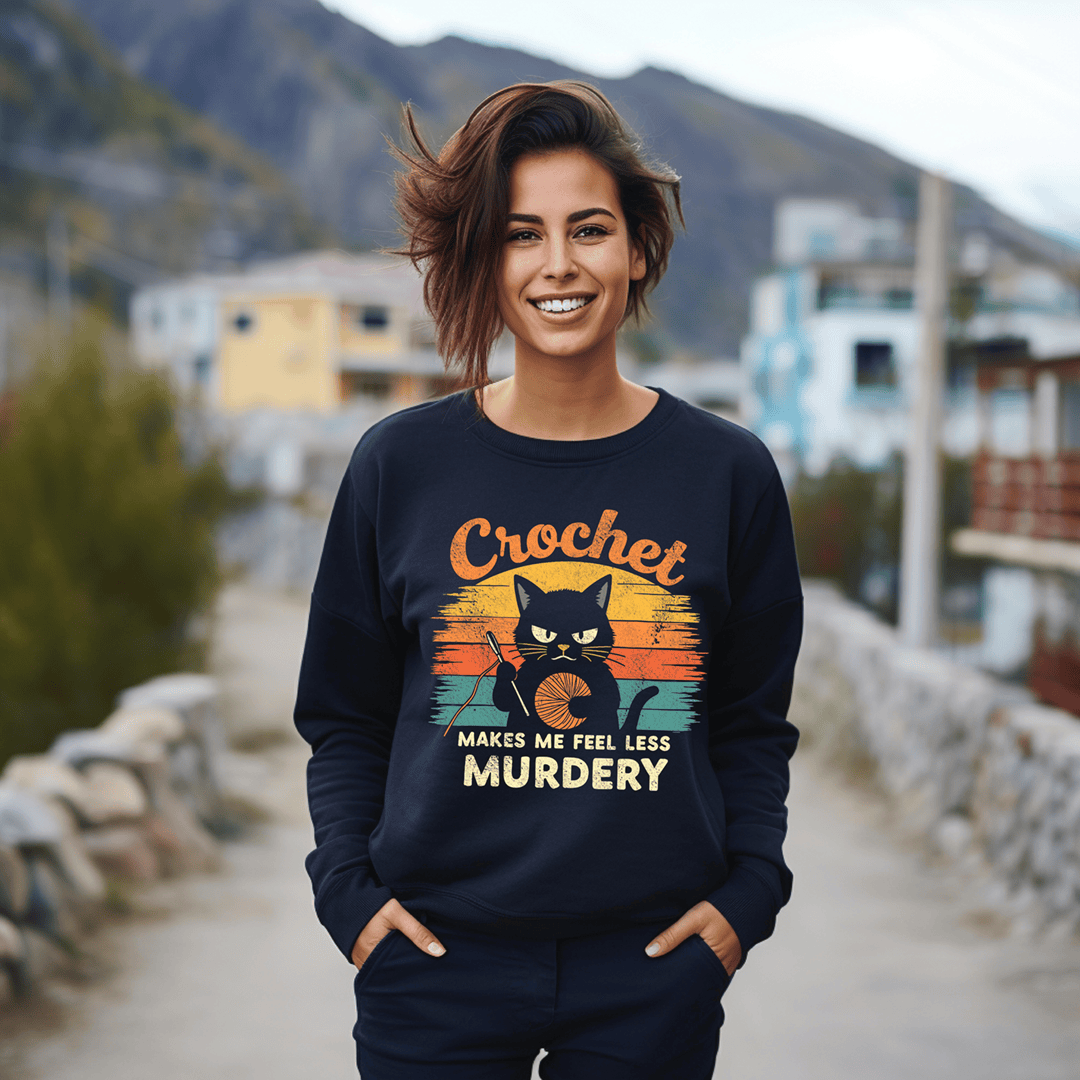 Crochet, Less Murdery Shirt Mockup