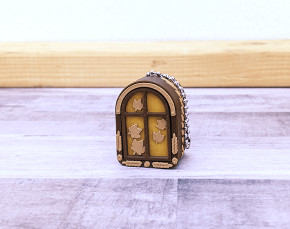 Autumn Window Clicker Keychain