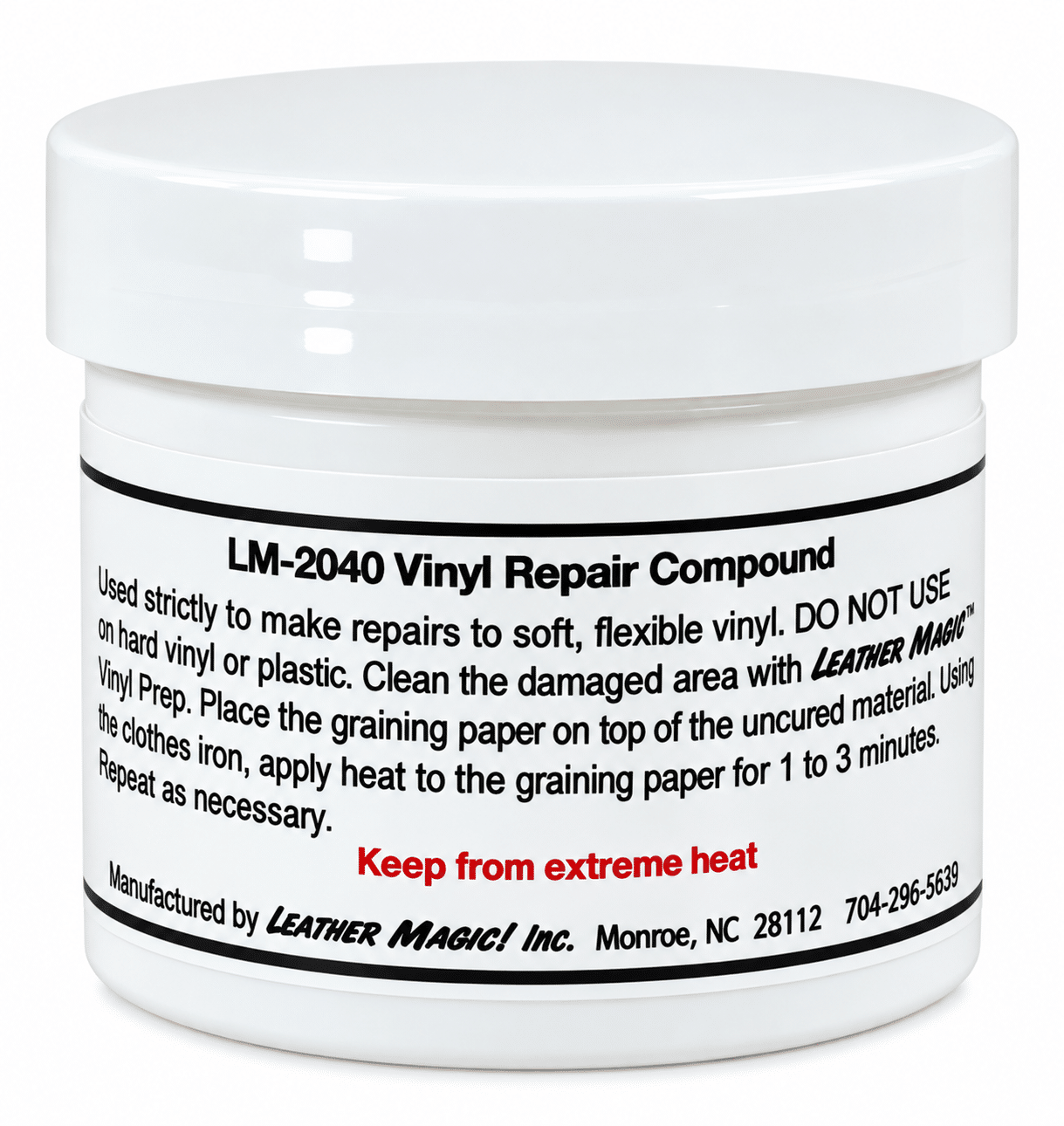Heat-Cured Vinyl Repair Compound | Leather Magic®