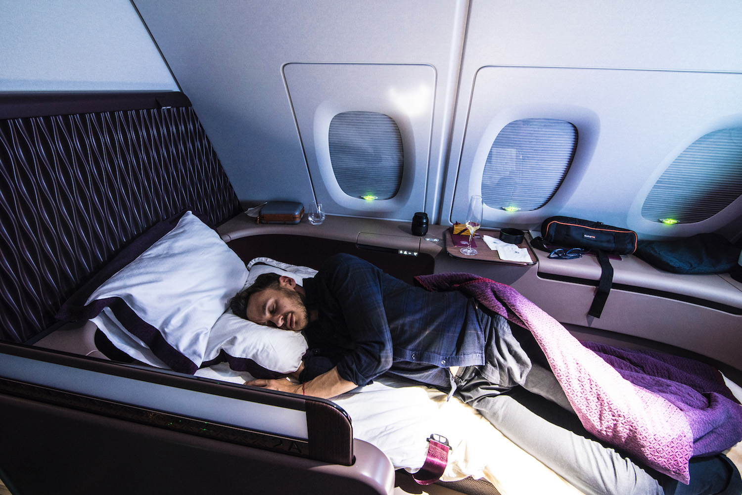 However, in first, you will get . REVIEW: Qatar Airways First Class, Doha (DOH) to Bangkok (BKK)