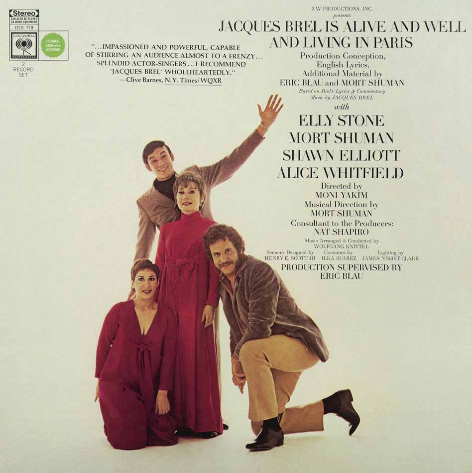 <b>ELLY STONE, MORT SHUMAN, SHAWN ELLIOTT, ALICE WHITFIELD</b> <br>Jacques Brel Is Alive And Well And Living In Paris