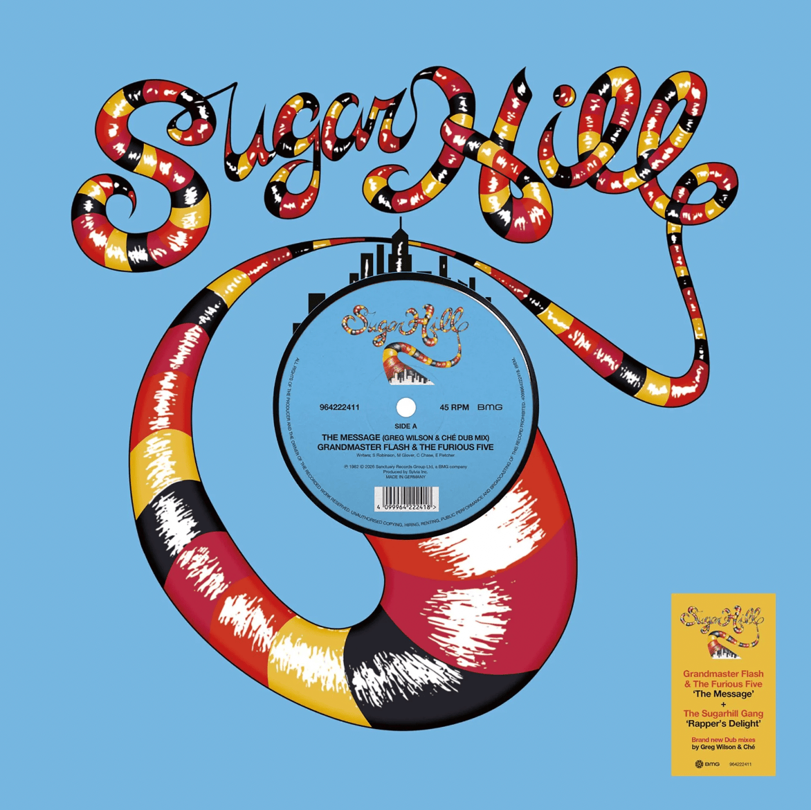 <b>SUGARHILL GANG / GRANDMASTER FLASH</b> <br>Rapper's Delight (Dub) / The Message (Dub) (RSD 2026)