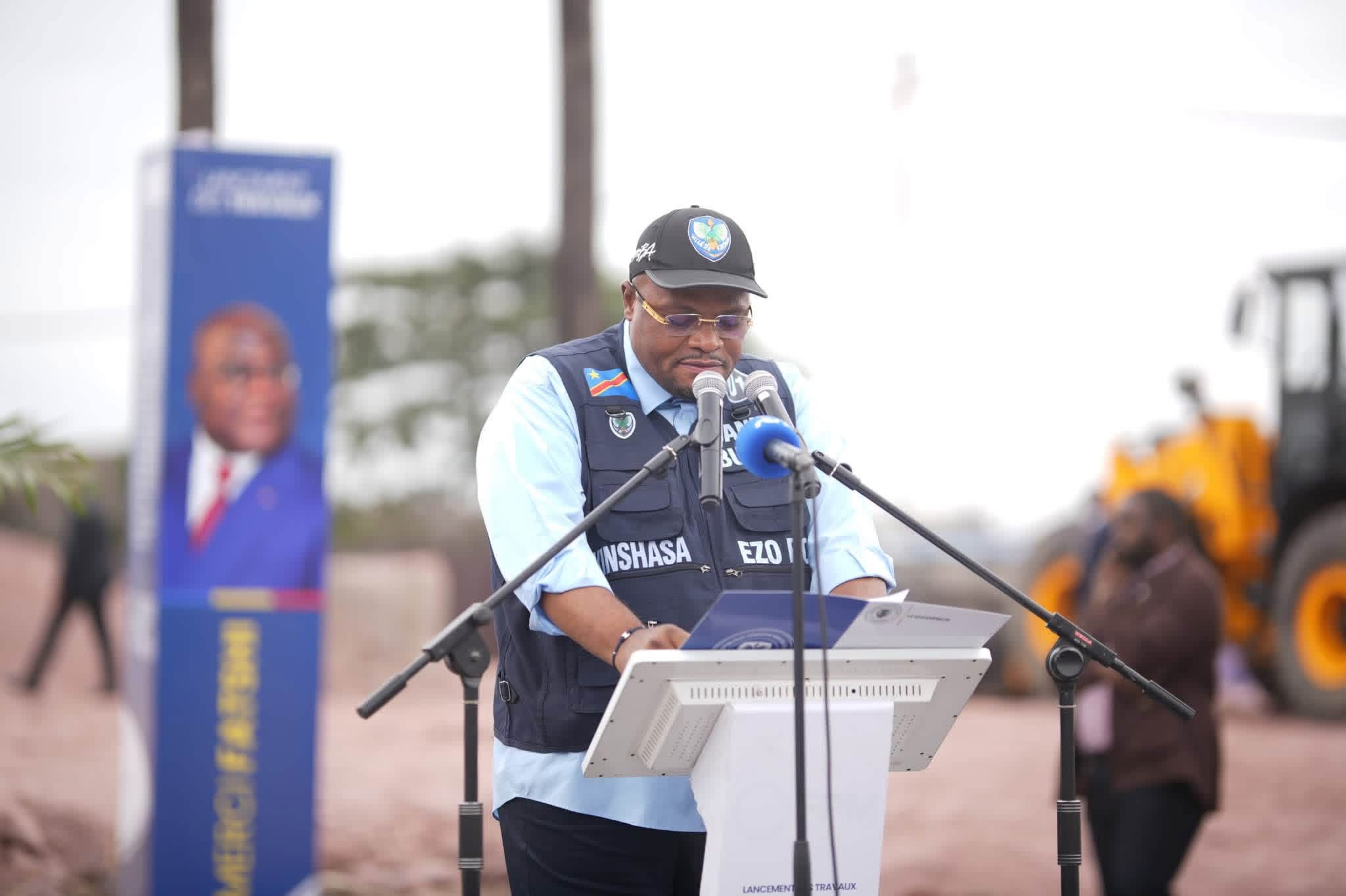 Daniel Bumba marque les esprits lors du lancement du boulevard Étienne Tshisekedi