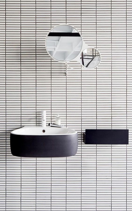 Miroir rond salle de bain. La tendance du miroir rond dans les salles de bain. â Lavieenrouge