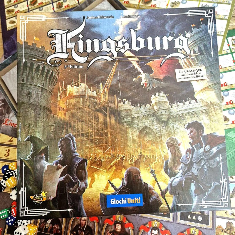Test du jeu de société Kingsburg 3ᵉ édition