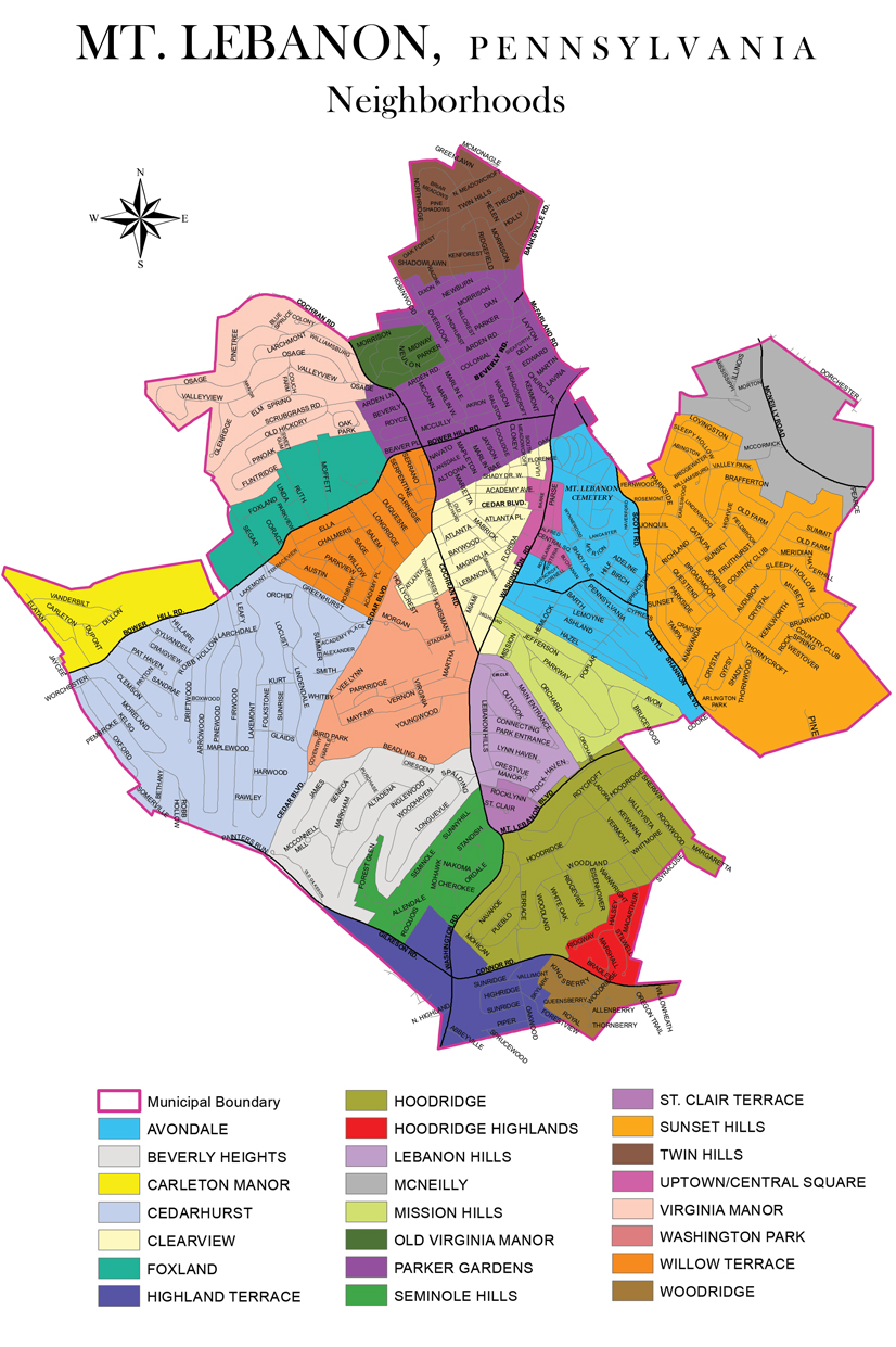 Mount Lebanon Map At Ernest Stockton Blog Map 
