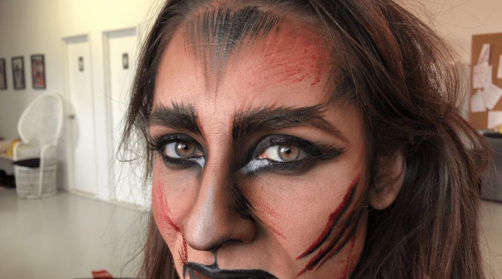 Maquillage facile · costume de loup. Fou Maquillage D Halloween Le Cahier