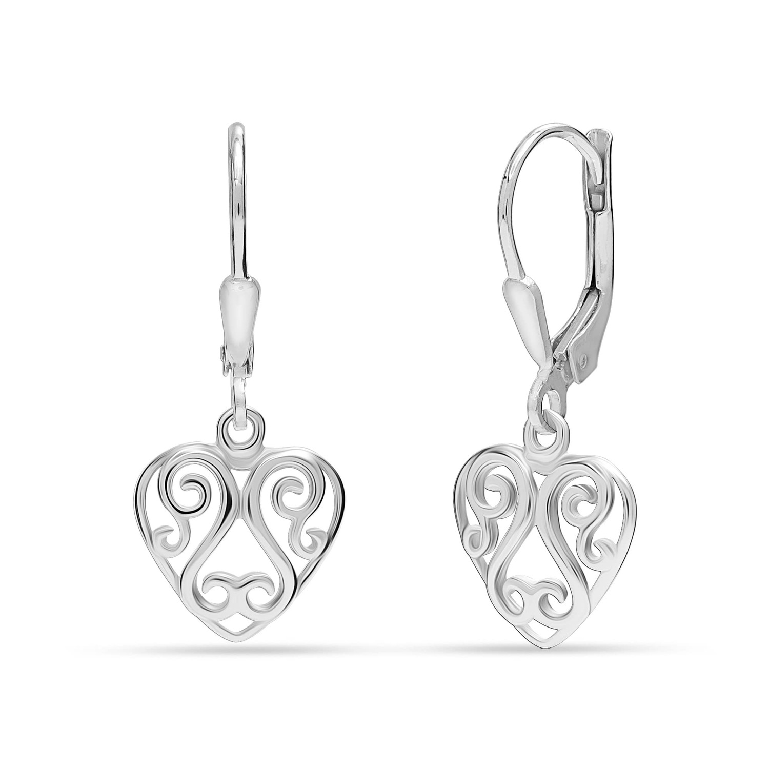 Shop Silver Teardrop Earrings Online at LeCalla