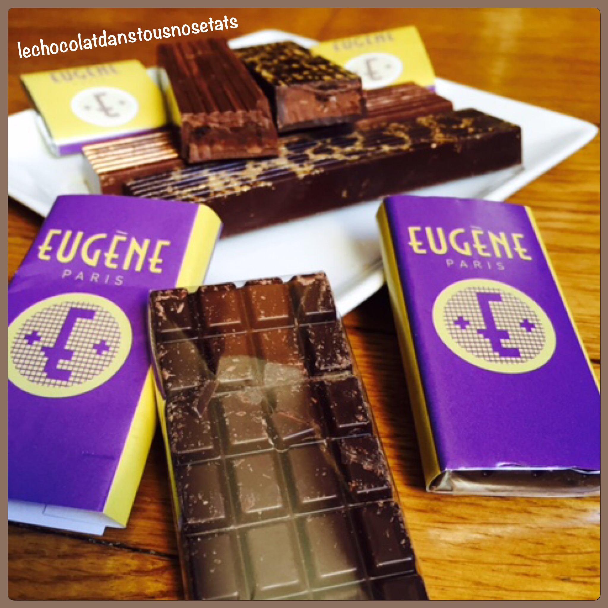 Les barrettes de Luc, Pâtisserie EUGENE, Paris Le Chocolat dans tous