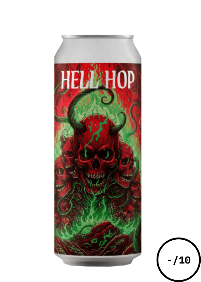 Canette Naparbier Hell Hop, bière IPA artisanale aux notes houblonnées et fruitées.