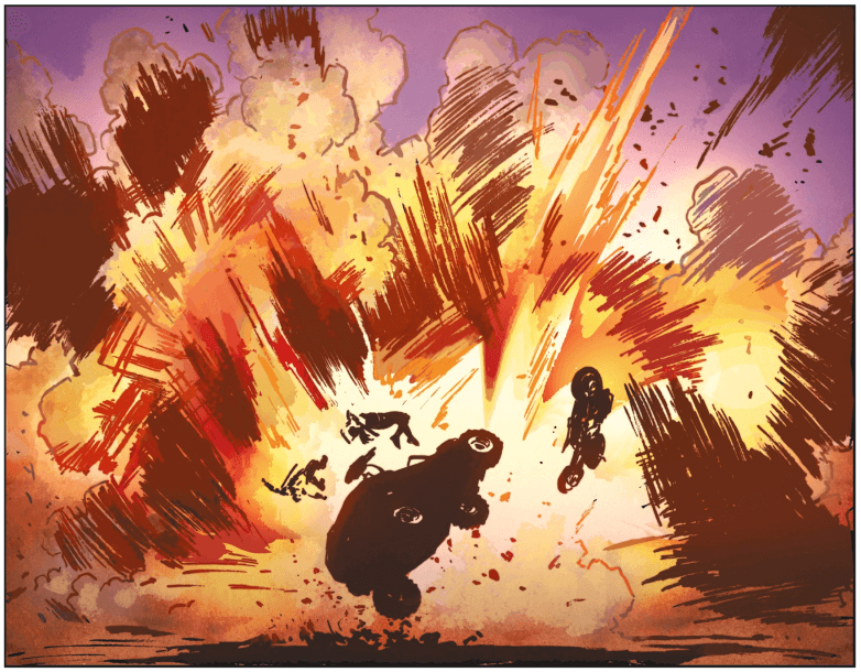 Grosse explosion