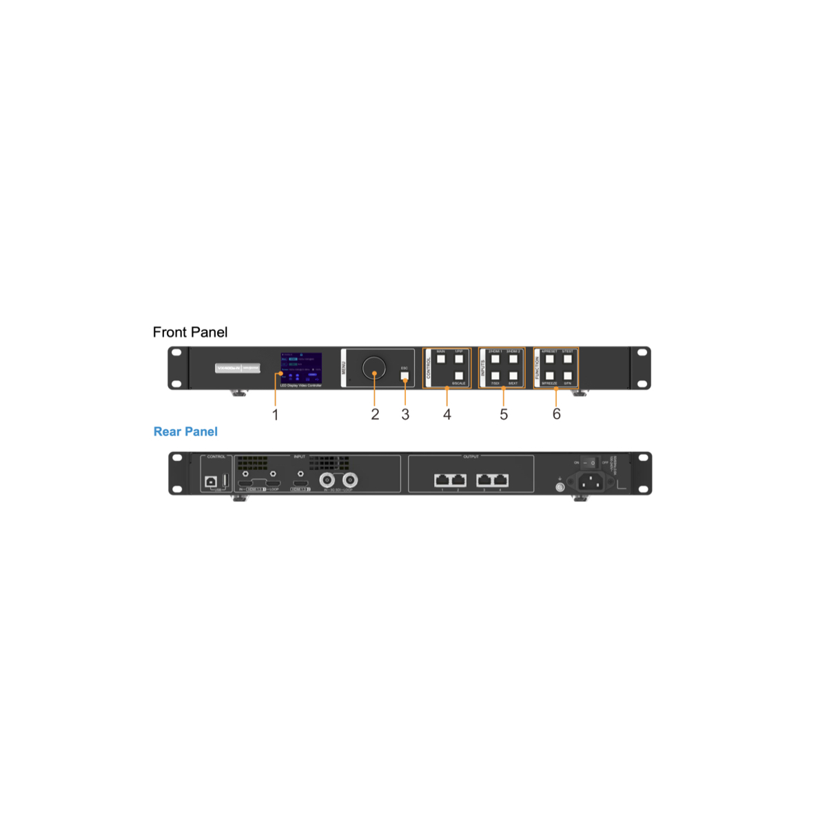 Novastar VX400s-N All-in-One Controller – Professional LED Display