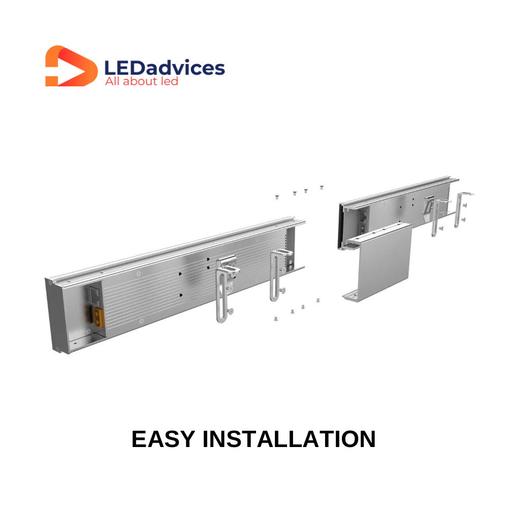 LEDadvices COB 1.25mm Supermarket LED Shelves Display