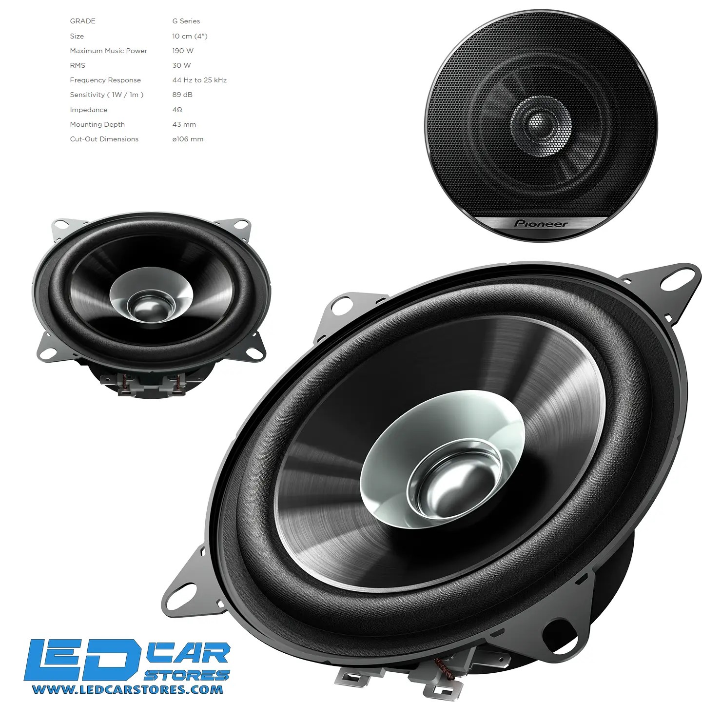 Pioneer TS-G1010F - 10 CM 190W