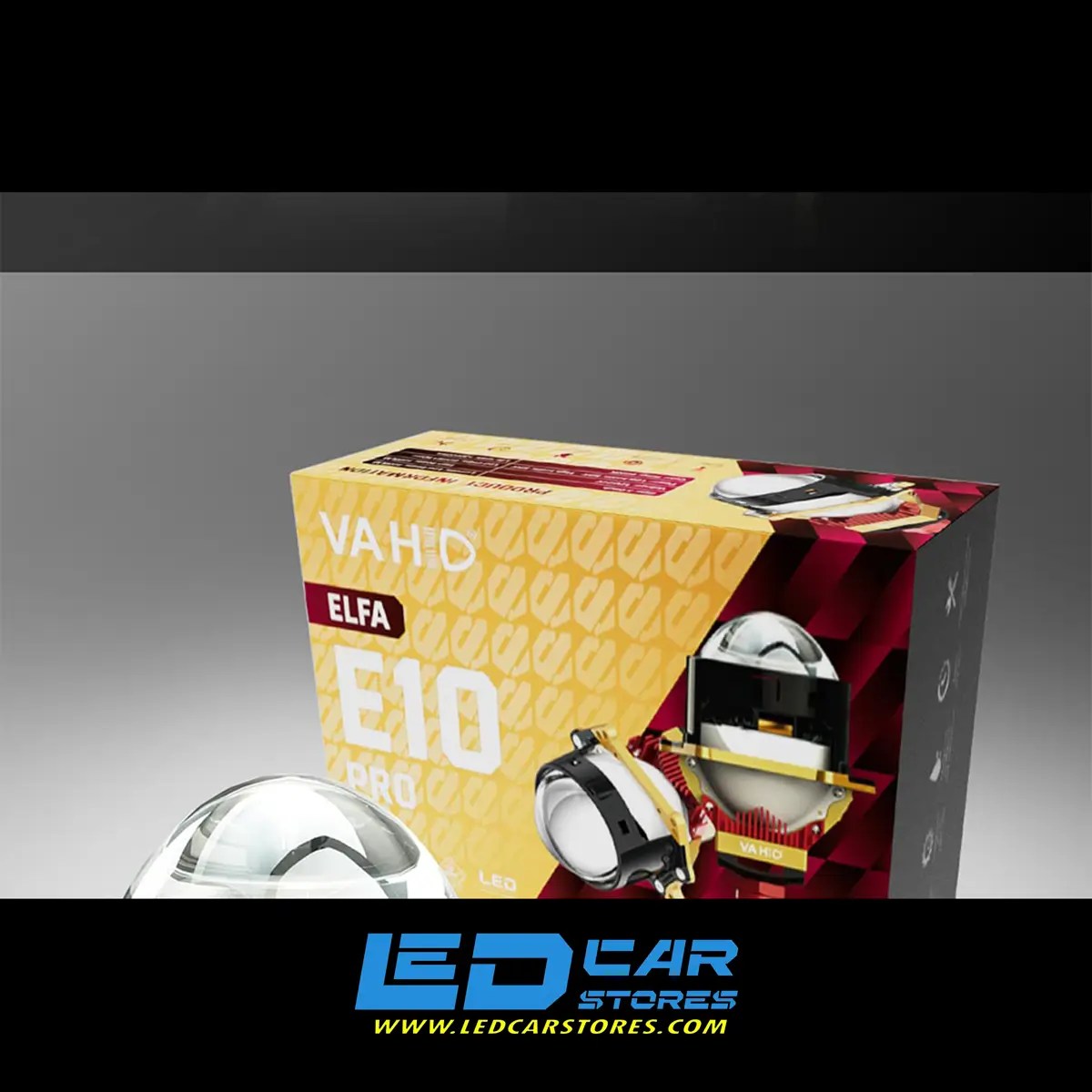 عدسات LED سيارة ALPHA PRO TH-1 50/60 - إضاءة قوية 8000K بيضاء نقية - موفرة للطاقة