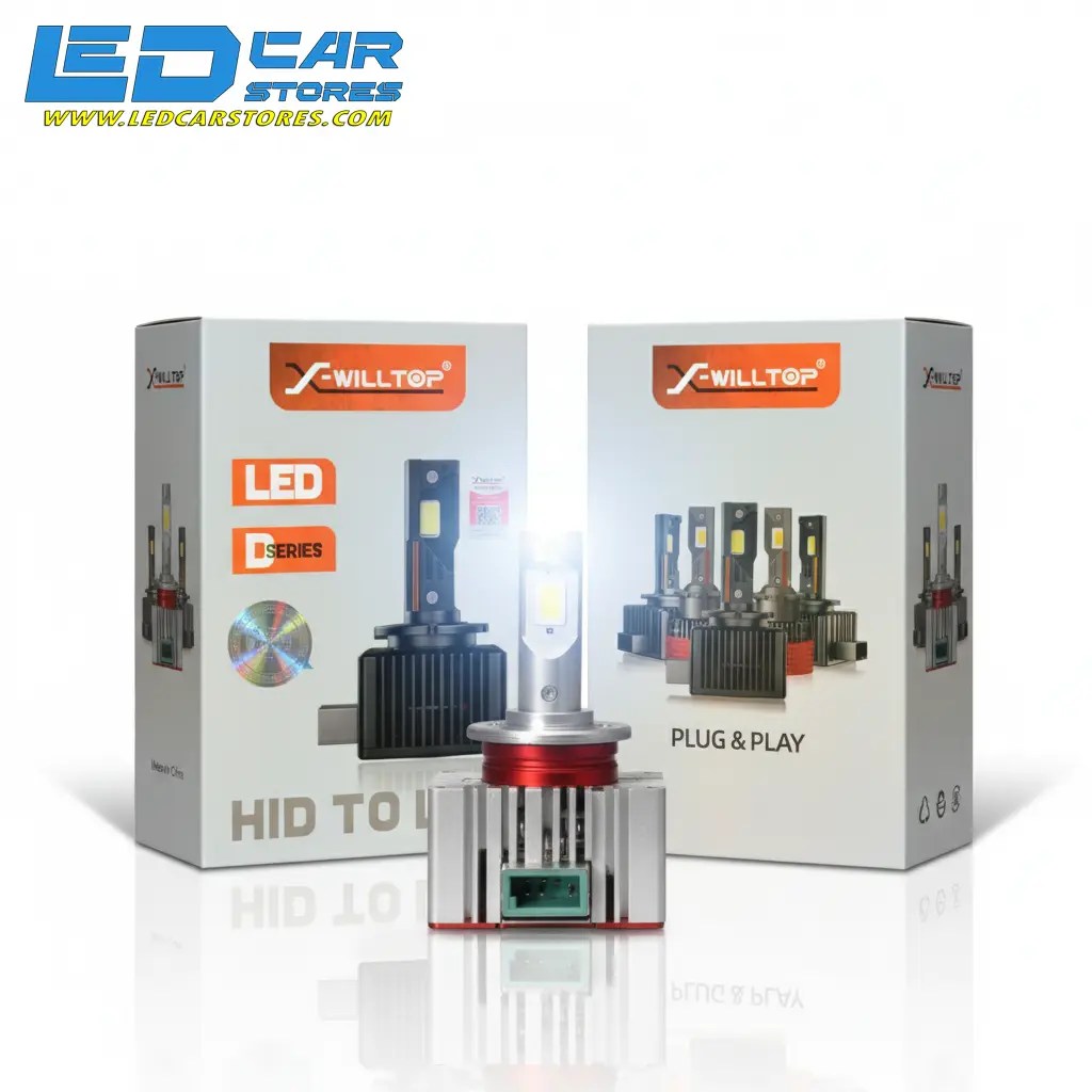 لمبات ليد X-WILLTOP D Series | تحويل مباشر من HID إلى LED.