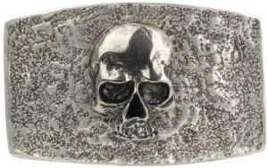 Gürtelschnalle Totenkopf 4,0 cm