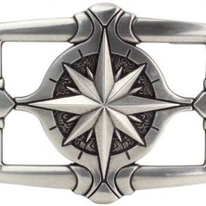 Gürtelschnalle Windrose 4,0 cm