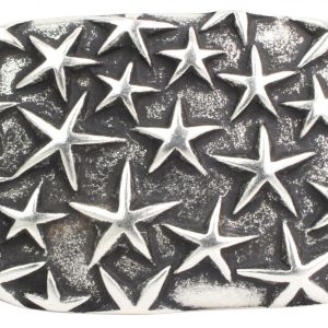 Gürtelschnalle Stars 4,0 cm