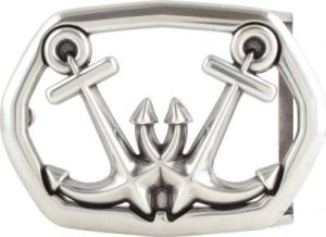 Gürtelschnalle Doppel Anker 4,0 cm