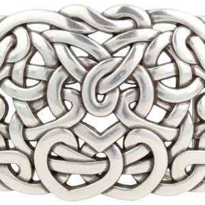 Gürtelschnalle Knoten Design 4,0 cm
