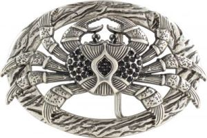 Gürtelschnalle Krabbe 4,0 cm