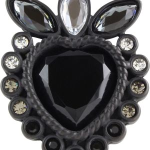 Gürtelschnalle Cristal Heart 4,0 cm