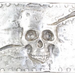 Gürtelschnalle Split Skull 4,0 cm