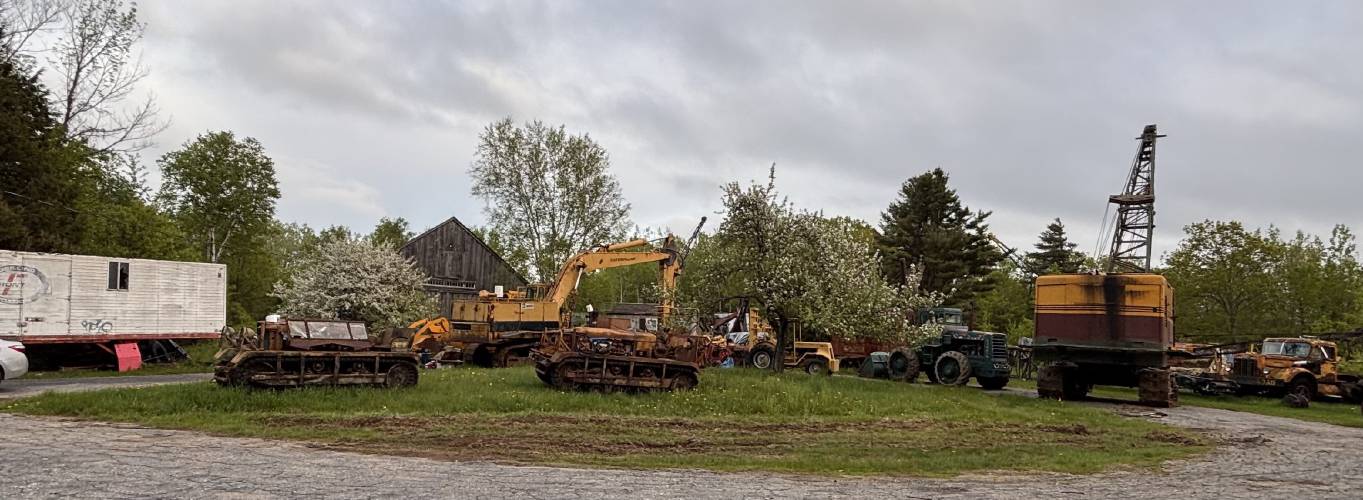 Alan Marsh and John Jackson-Marsh are seeking permission to maintain numerous pieces of heavy construction equipment, which they claim a hobby of collecting antique machinery.