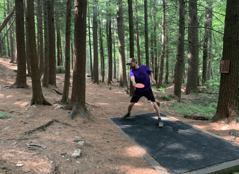 Frank Wruk prepares for a backhand drive.