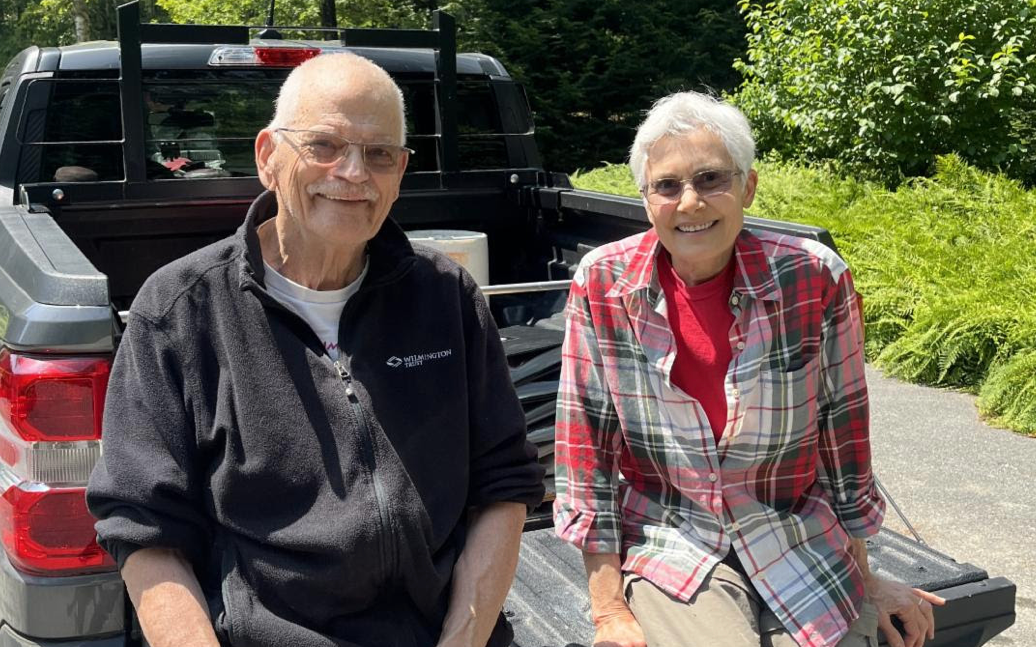 Lee and Jeanette Baker longtime members of Friends of the Wapack Trail.